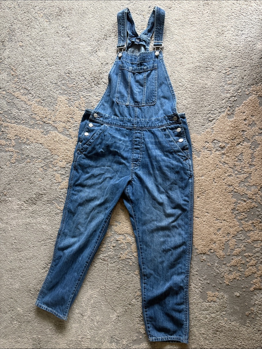 GAP Blue Denim Women's Overalls - Picture 2 of 12